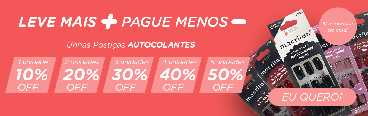 unha leve mais pague menos